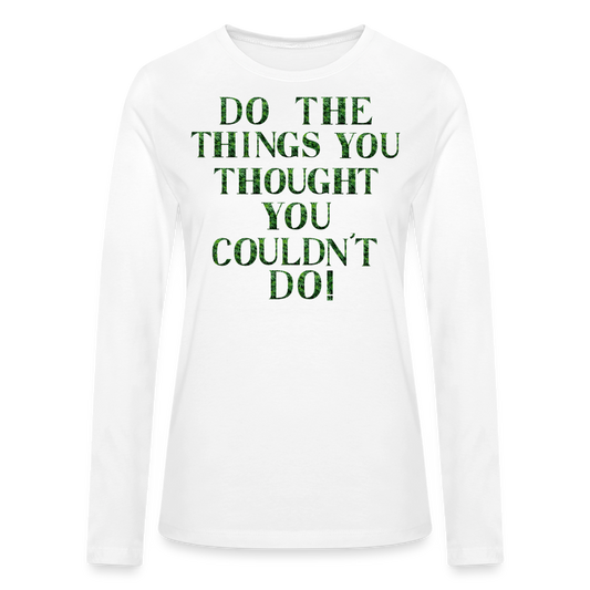 Bella + Canvas Women's Long Sleeve T-Shirt - white