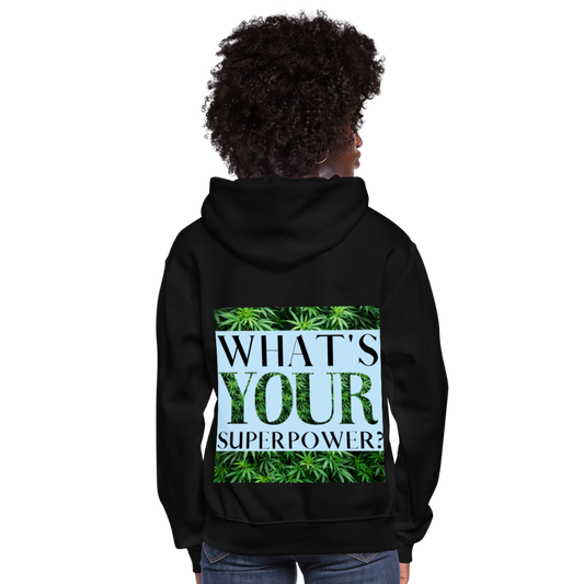 I'm A Cannabis Boss Mom Ladies Hoodie - black