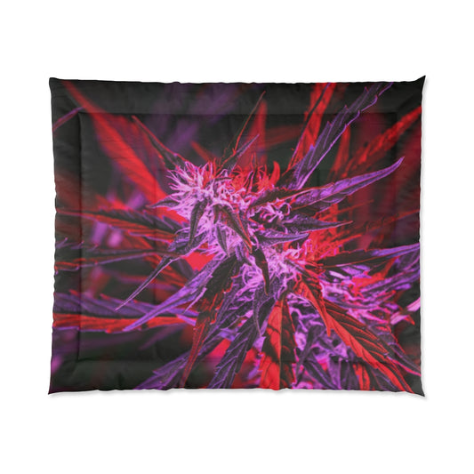 Into The Cannabis Galaxy Comforter