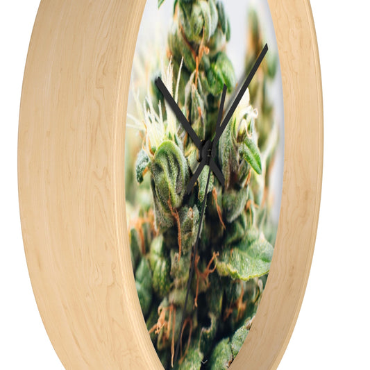 CannaBloom Cannabis Wall clock