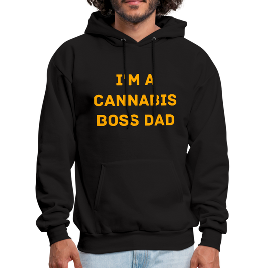 Boss Dad Men's Hoodie - black
