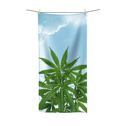Cannabis Tra Le Nuvole Polycotton Towel