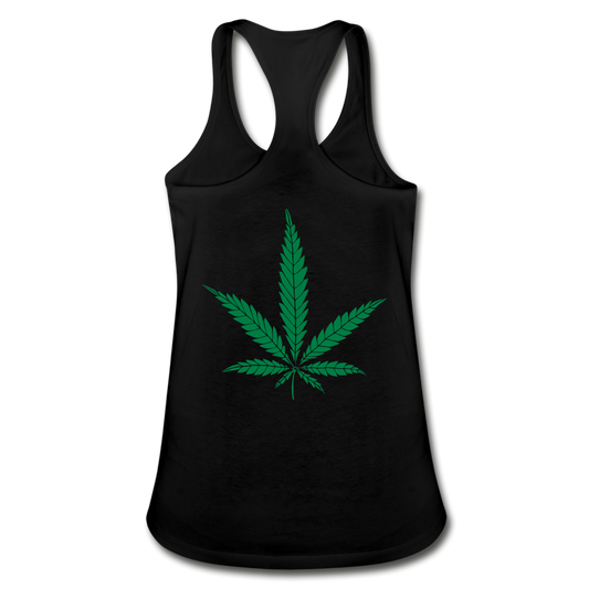 Mind Body Spirit Women's Racerback Tank Top - black