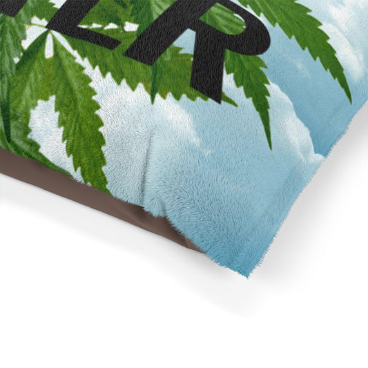 Customizable Cannabis Pet Bed-Cannabis Tra Le Nuvole Pet Bed- Customizable