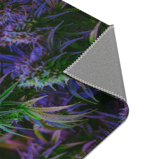 The Purple Cannabis Area Rugs