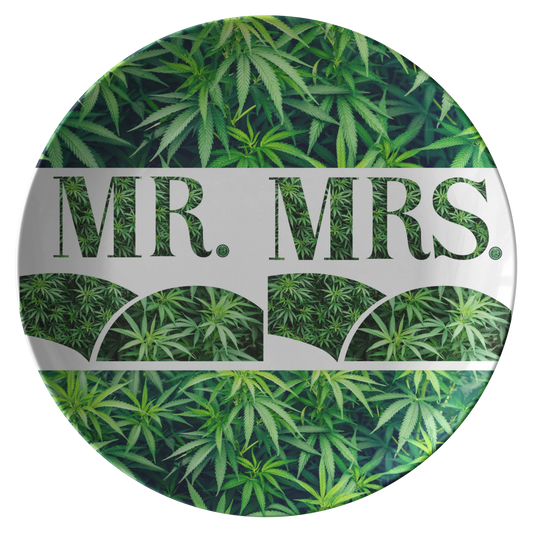 Mr. & Mrs. Cannabis Plate