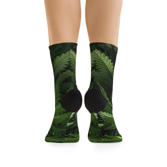 Bella Foglia Di Cannabis Socks