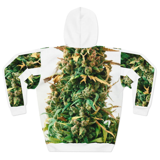 Verde Fioritura Unisex Pullover Hoodie