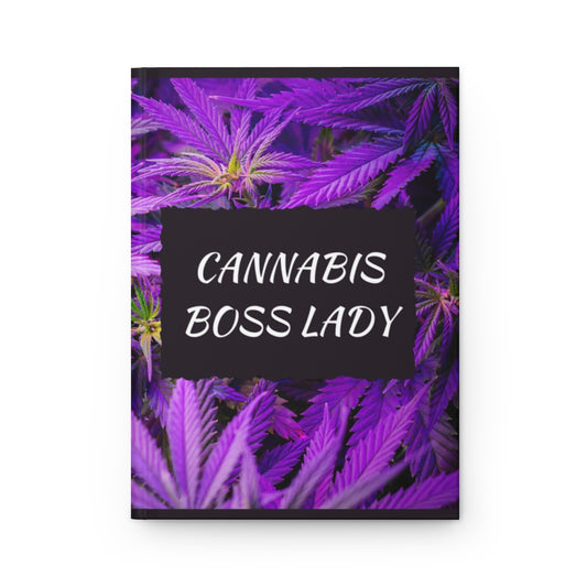 Cannabis Boss Lady Hardcover Journal