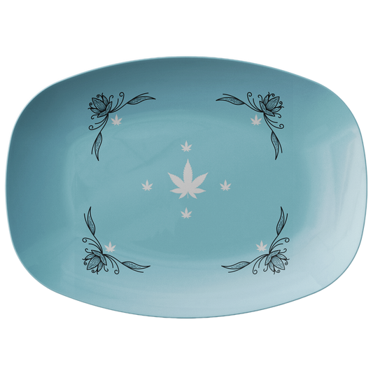 Bellissimo Blue Cannabis Platter