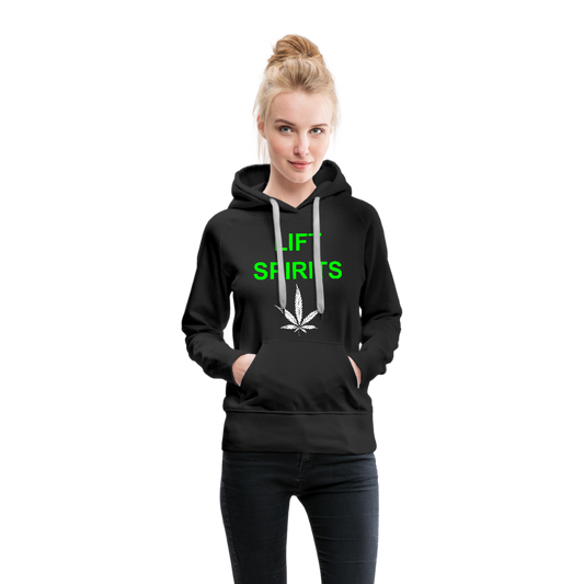 Lift Spirits Women’s Premium Hoodie - black