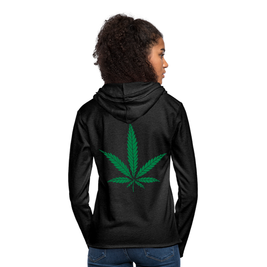 Unisex Lightweight Terry Hoodie - charcoal gray