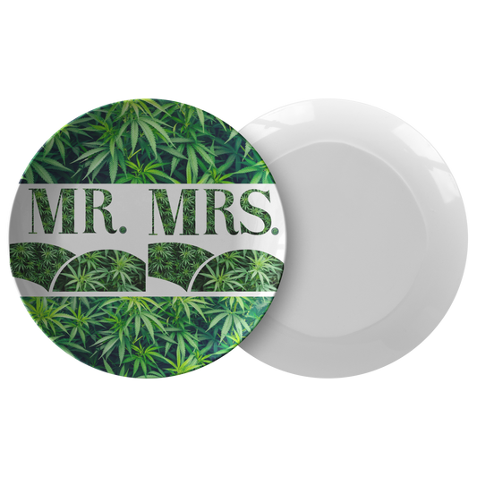 Mr. & Mrs. Cannabis Plate