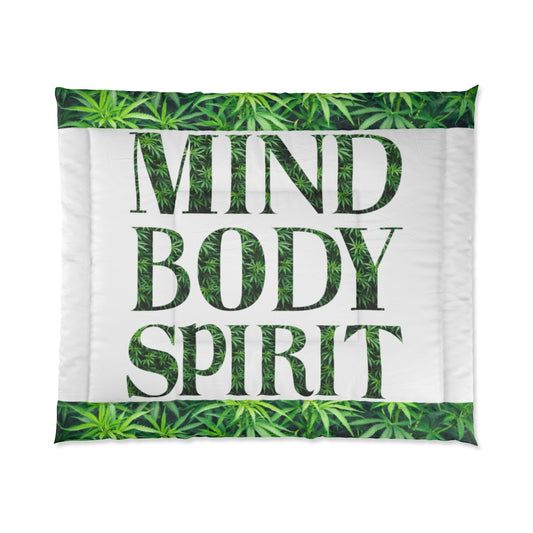 Mind Body Spirit Cannabis Comforter