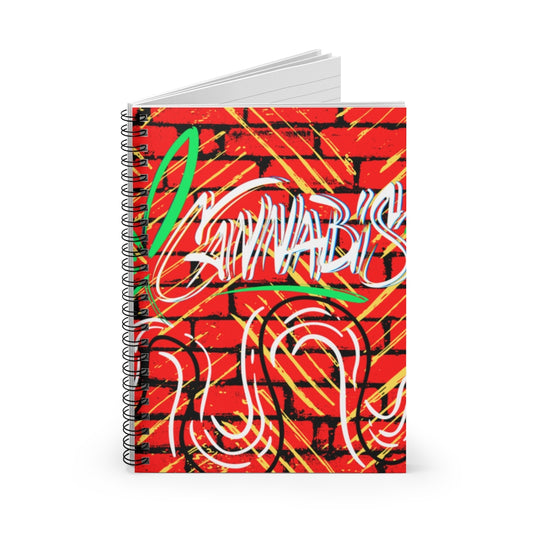 Cannabis Spiral Notebook - Ruled Line