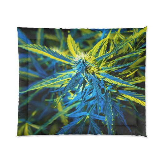 Into The Cannabis Galaxy Comforter