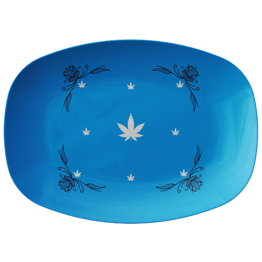 Bellissimo Blue Cannabis Platter