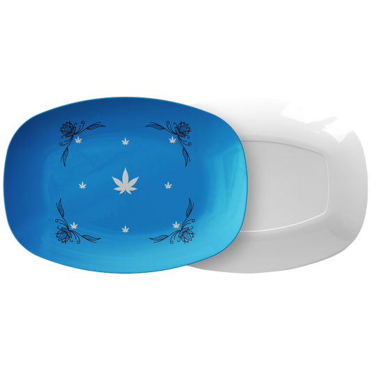 Bellissimo Blue Cannabis Platter
