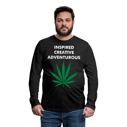 Team Sativa Men's Premium Long Sleeve T-Shirt - charcoal gray