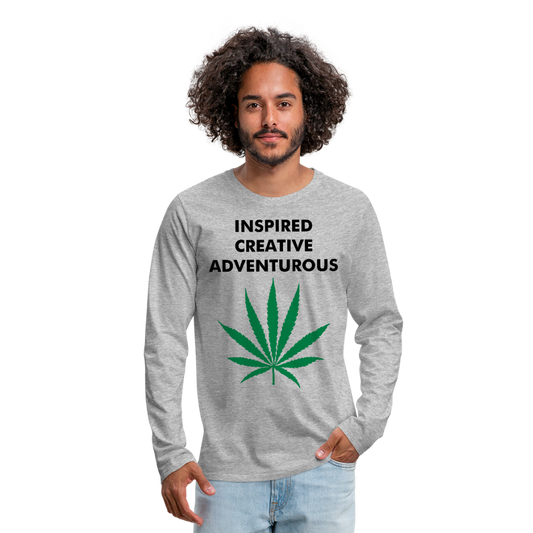 Men's Premium Long Sleeve T-Shirt - heather gray