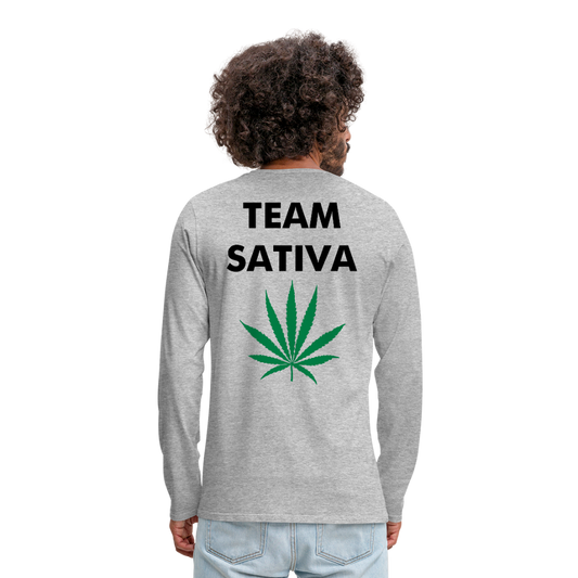 Men's Premium Long Sleeve T-Shirt - heather gray
