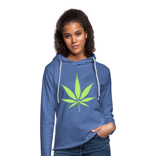 Mrs. Lightweight Terry Hoodie - heather Blue