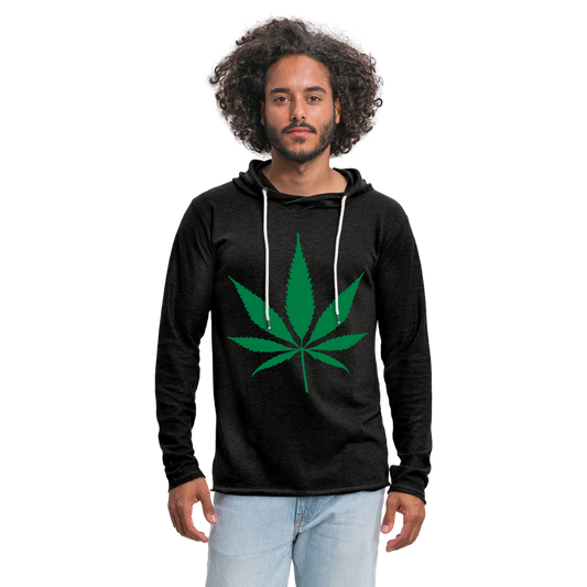 Unisex Lightweight Terry Hoodie - charcoal gray