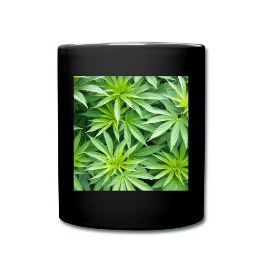 Cannabis Full Color Mug - black