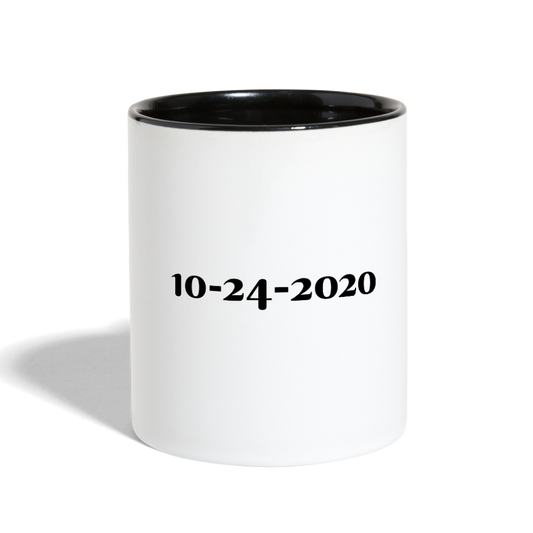 Contrast Coffee Mug - white/black