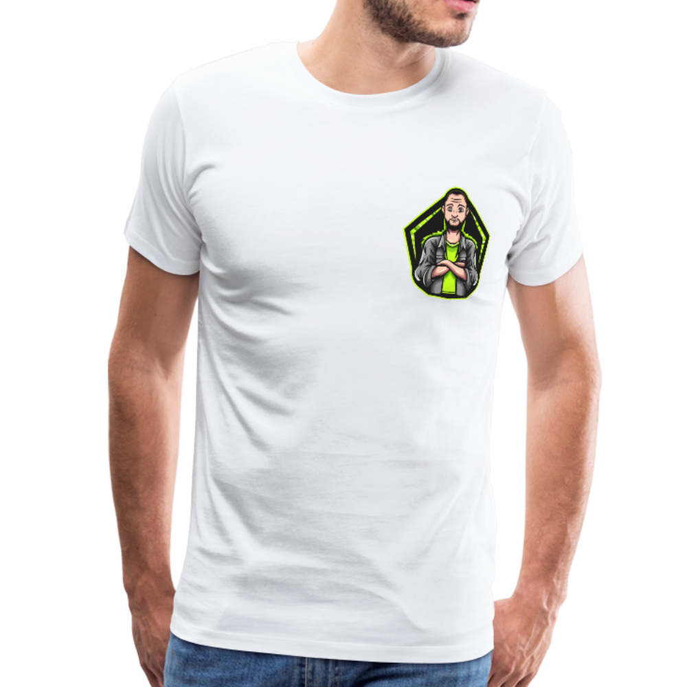 The Gamer Men's Premium T-Shirt - white