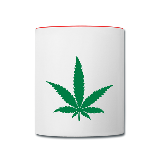 You Toke My Breath Away Contrast Mug - white/red