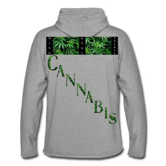 Unisex Lightweight Terry Hoodie - heather gray