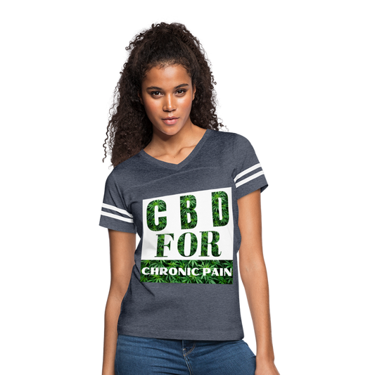 Women’s Vintage Sport T-Shirt - vintage navy/white