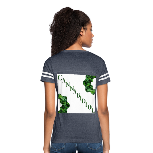 Women’s Vintage Sport T-Shirt - vintage navy/white