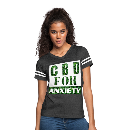 Women’s Vintage Sport T-Shirt - vintage smoke/white