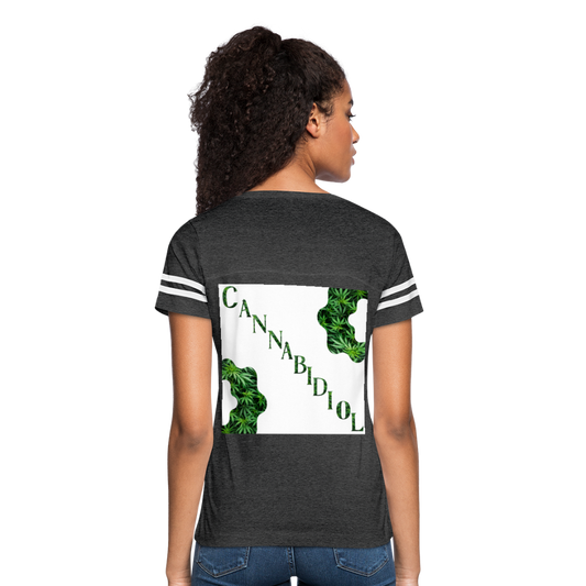 Women’s Vintage Sport T-Shirt - vintage smoke/white