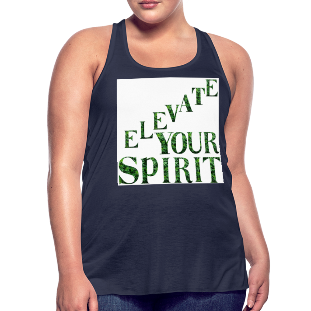 Women's Flowy Tank Top by Bella - navy