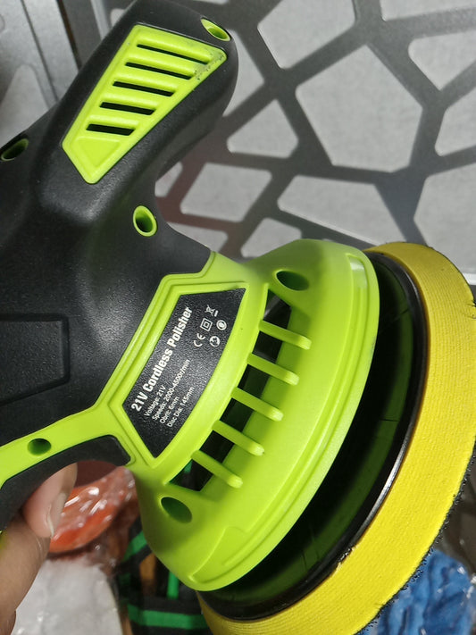 Avhrit 6 Inch 21V Car Polisher Cordless Buffer Polisher Kit w/ 2 X 2.0 Battery- Free U.S. Shipping