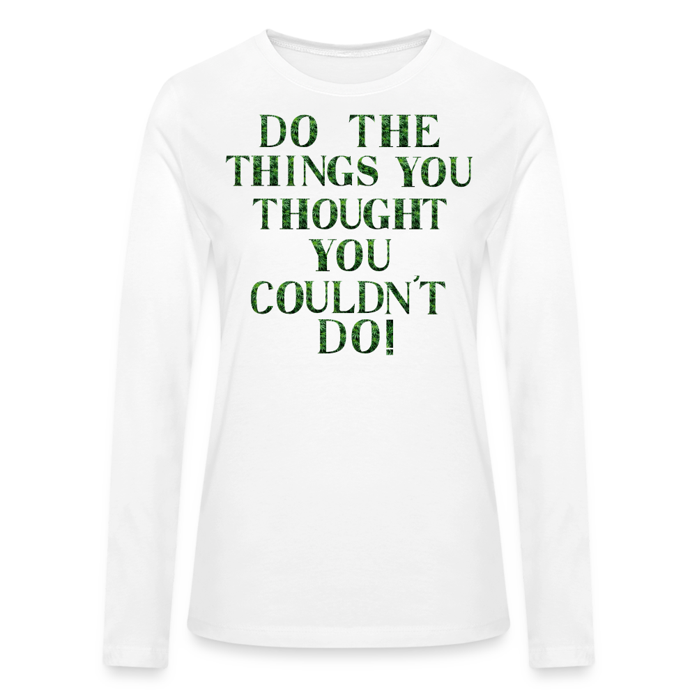 Bella + Canvas Women's Long Sleeve T-Shirt - white