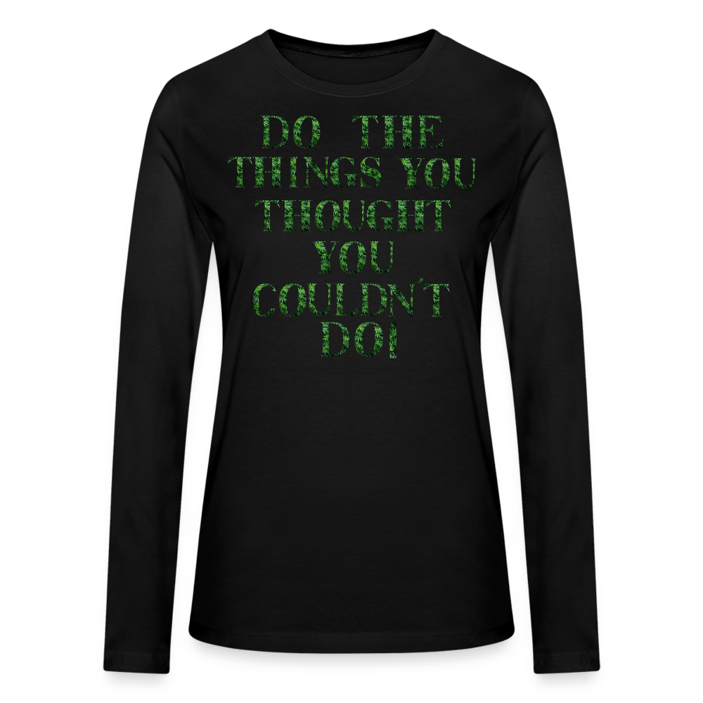 Bella + Canvas Women's Long Sleeve T-Shirt - black