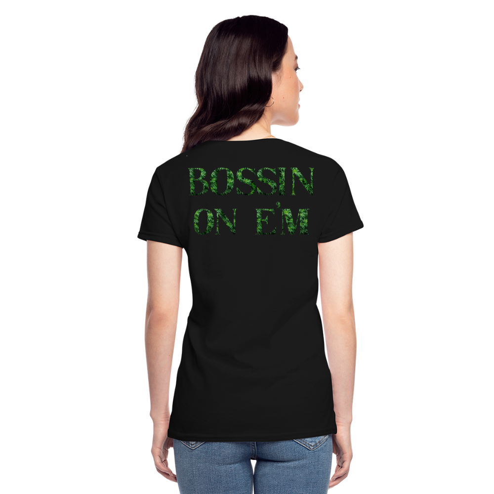 Women's V-Neck T-Shirt - black