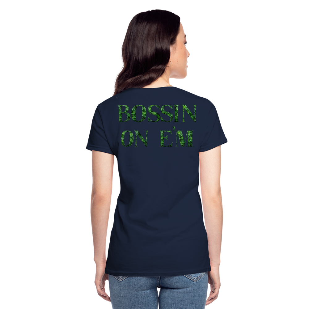 Women's V-Neck T-Shirt - navy