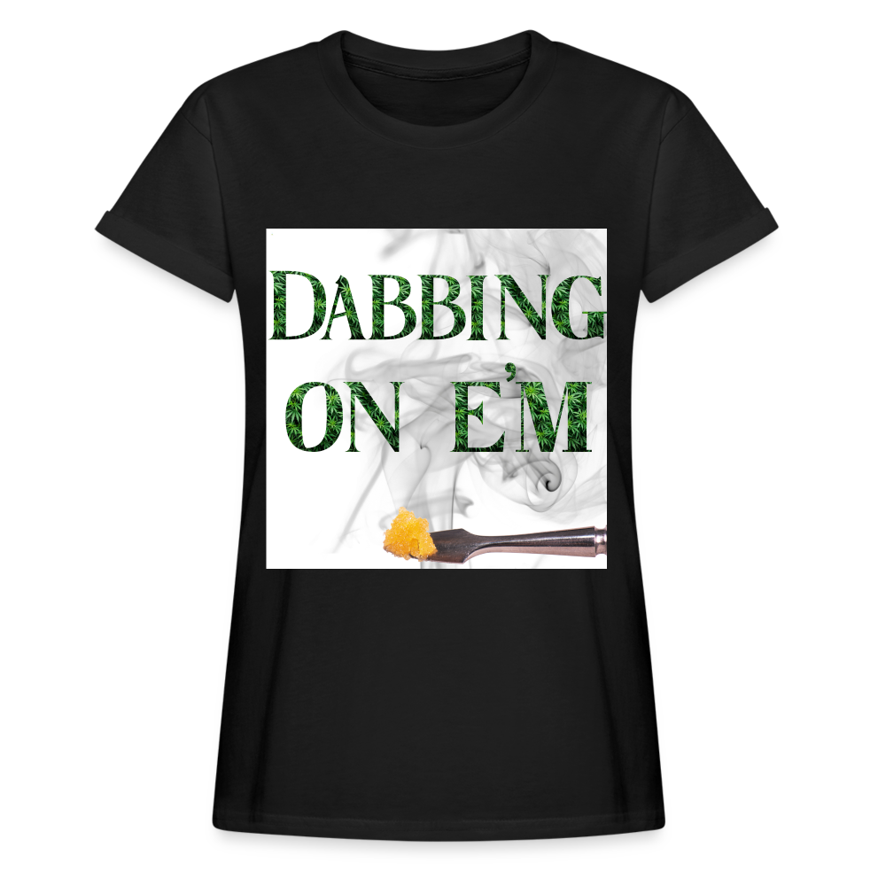 Dabbing On E'm Women's Relaxed Fit T-Shirt - black