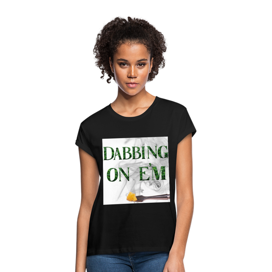 Dabbing On E'm Women's Relaxed Fit T-Shirt - black