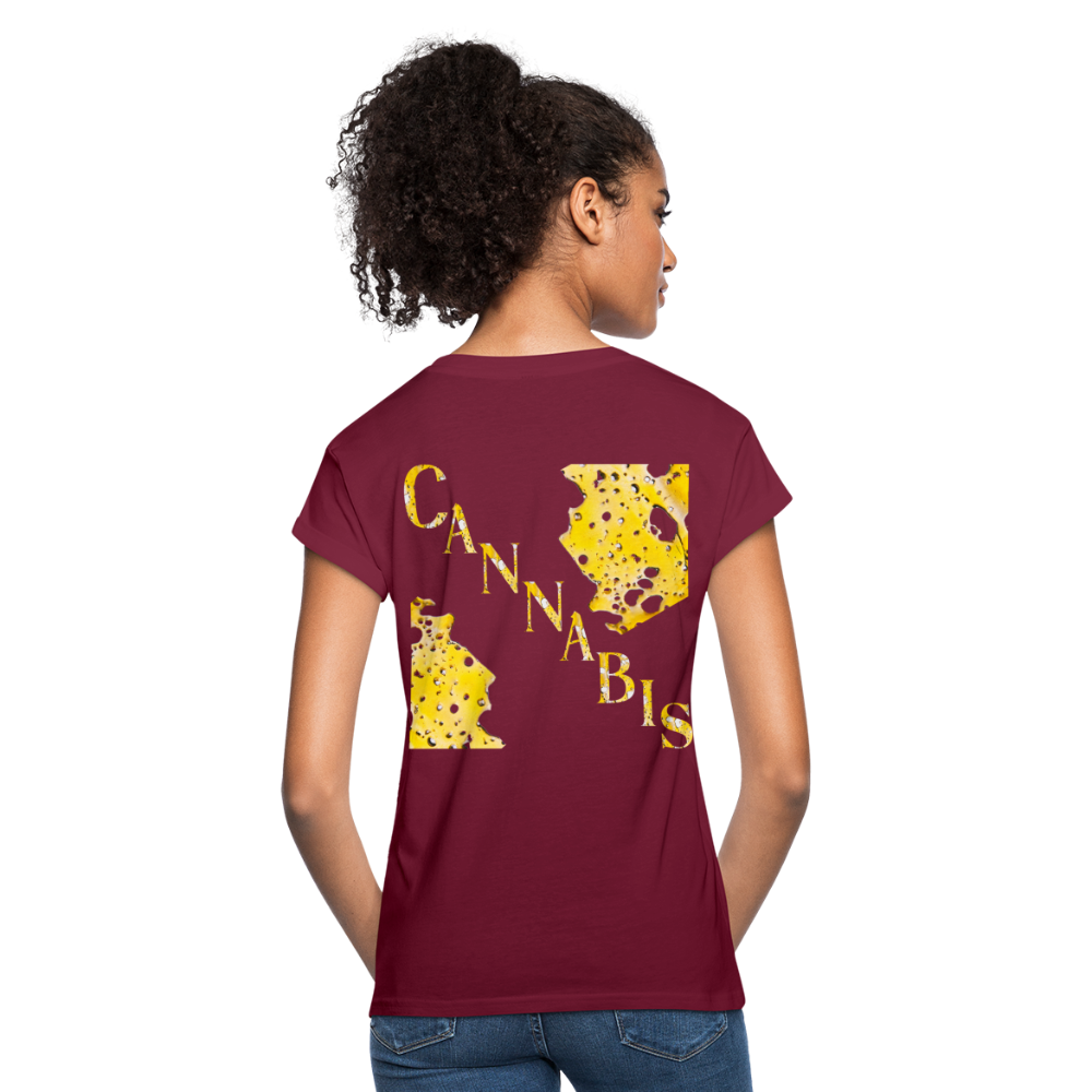 Dabbing On E'm Women's Relaxed Fit T-Shirt - burgundy