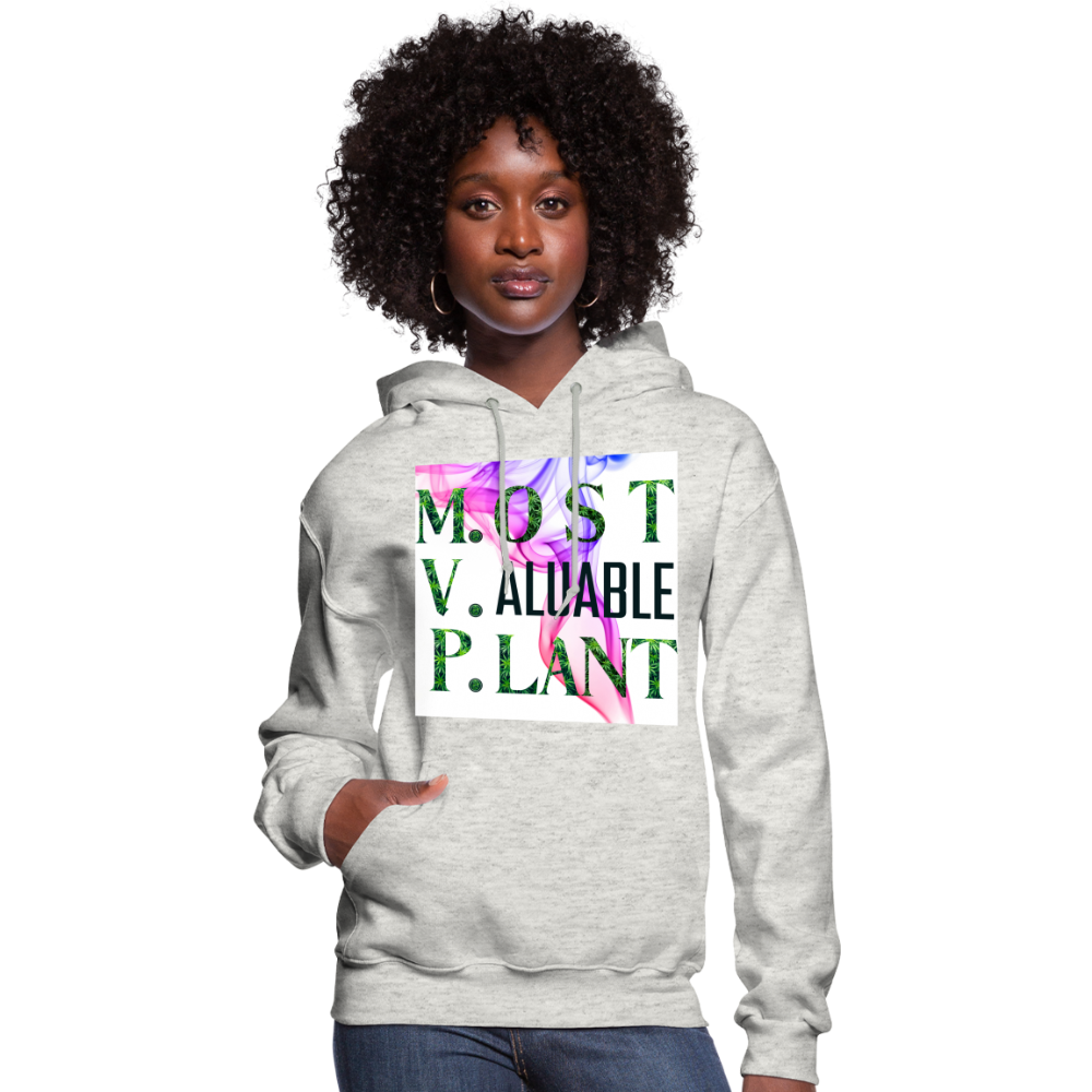 Most Valuable Plant Ladies Hoodie - heather oatmeal