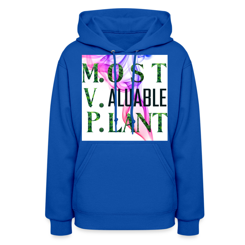 Most Valuable Plant Ladies Hoodie - royal blue