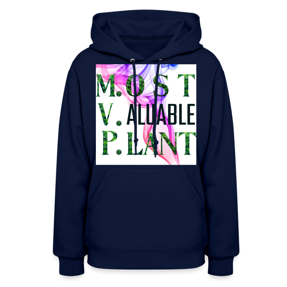 Most Valuable Plant Ladies Hoodie - navy