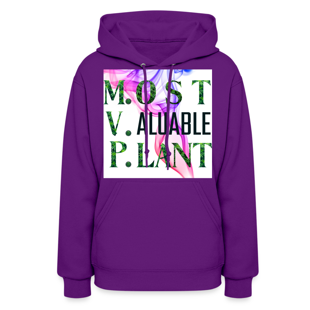 Most Valuable Plant Ladies Hoodie - purple