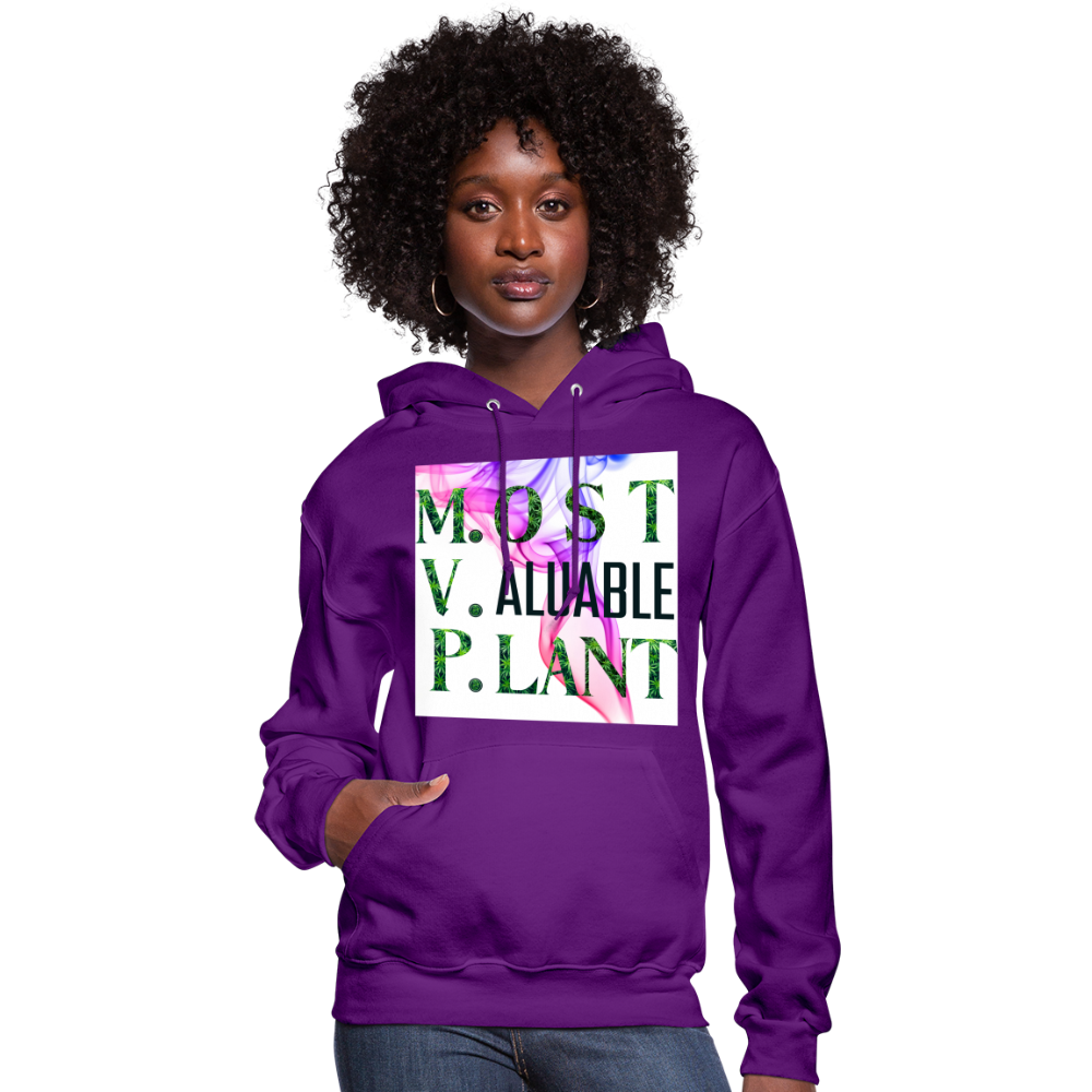 Most Valuable Plant Ladies Hoodie - purple